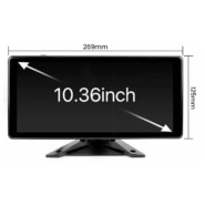 دوربین ثبت وقایع 10.36 اینچ 4k کامیون و اتوبوس مدل 4 لنز
